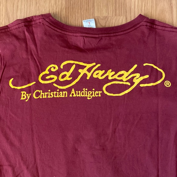 ❤️ Ed Hardy by Christian Audigier Eagle Tee Size Large NWOT - Picture 11 of 12